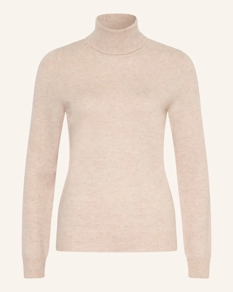 Repeat Rollkragenpullover aus Cashmere Beige