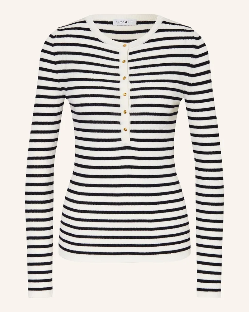 SoSUE Pullover aus Merinowolle Ecru