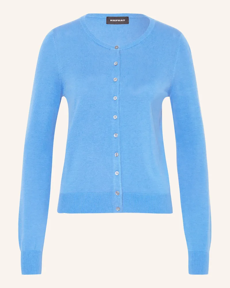 Repeat Strickjacke Blau