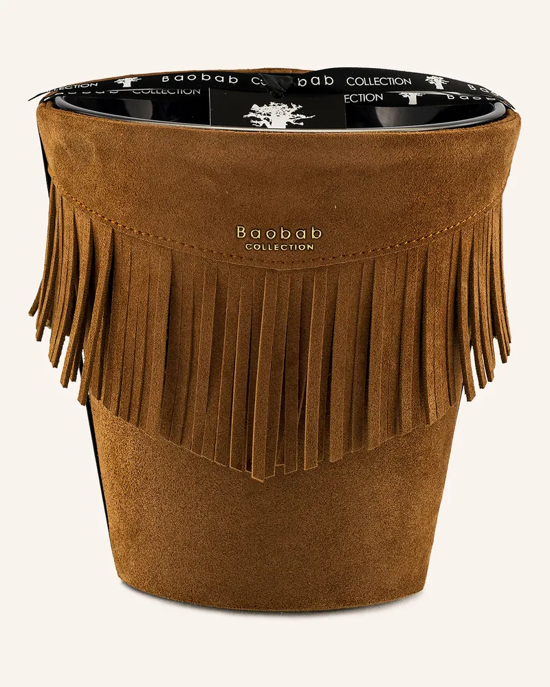 Baobab Collection Duftkerze Calamity Jane Wild Bill schwarz Cognac