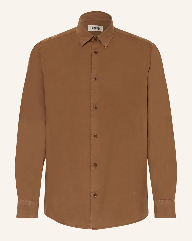 Drykorn Hemd Ramis Comfort Fit braun Braun