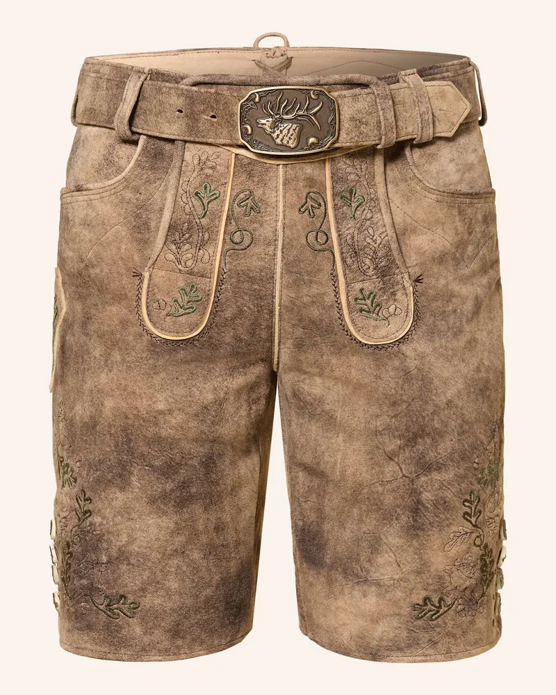 Spieth & Wensky Trachten-Lederhose Gerner braun Braun