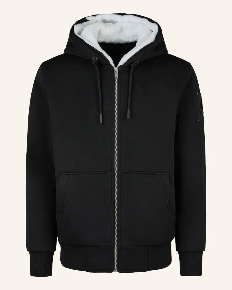 Moose Knuckles Sweatjacke Bunny schwarz Schwarz