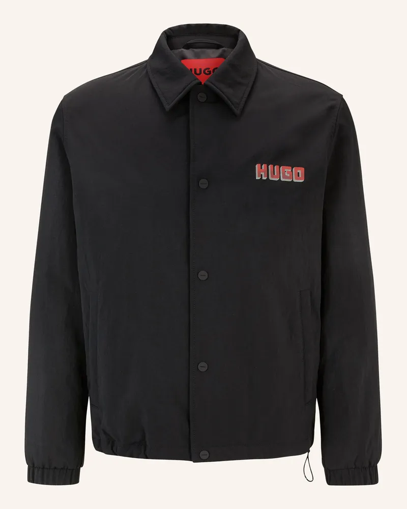 HUGO BOSS Overjacket BORTER Schwarz