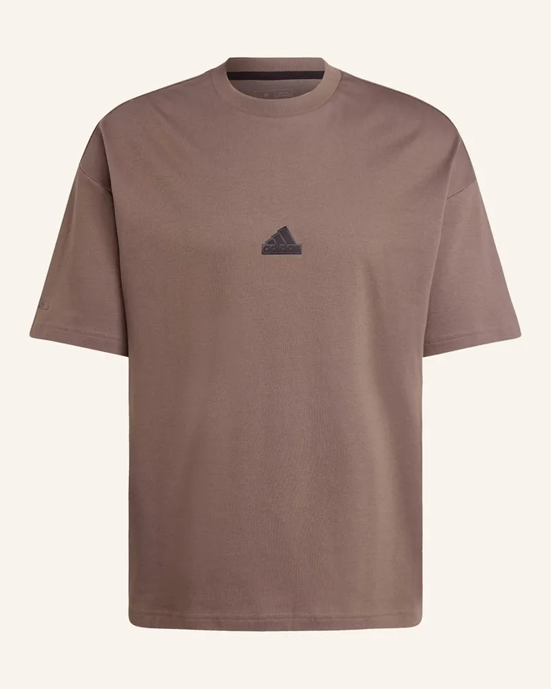 adidas T-Shirt CITY ESCAPE Braun