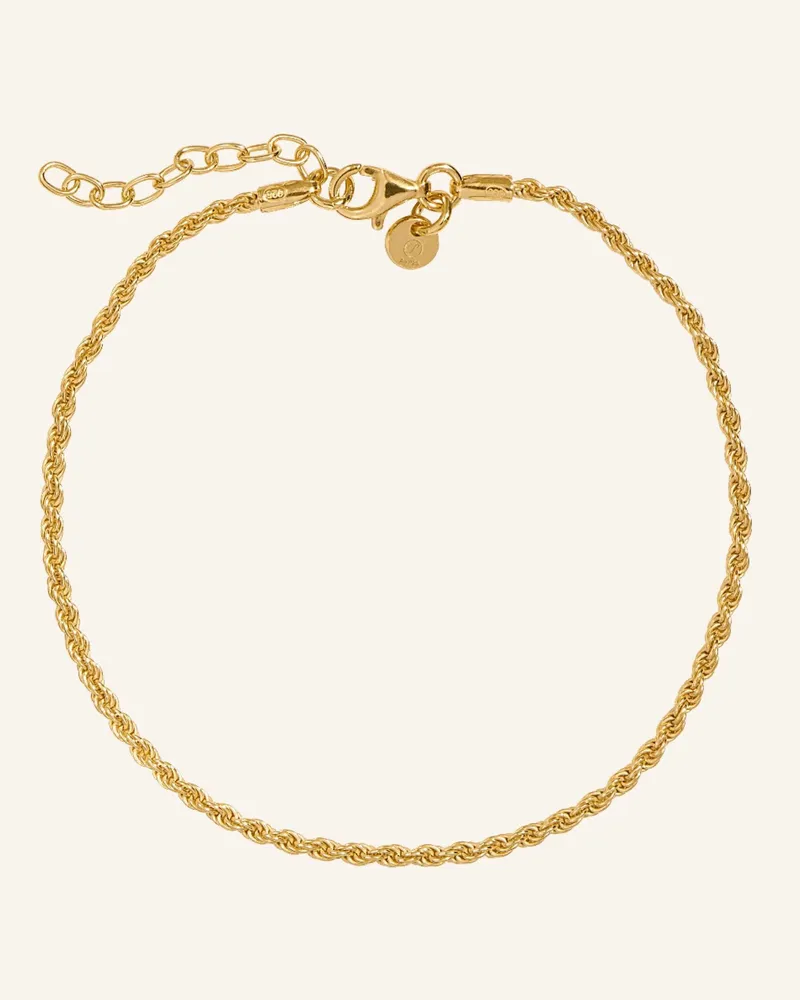 POMPIDOU Armband Mini Ruby Bold Rope Chain By Glambou gold Gold