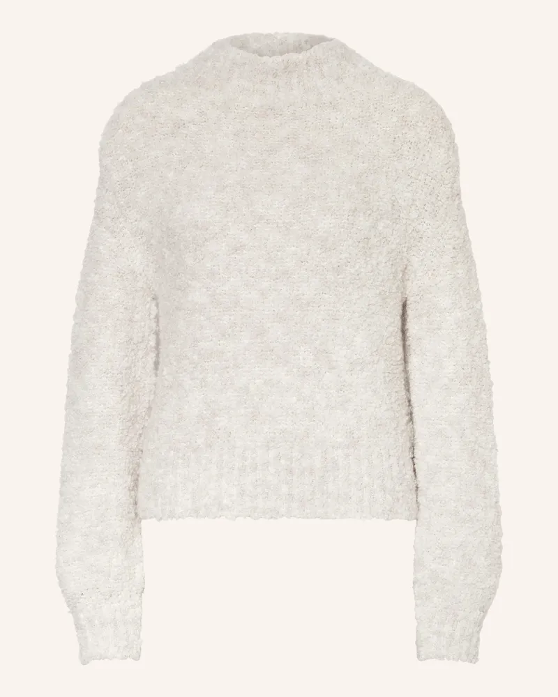 Darling Harbour Teddyfell-Pullover Hellgrau