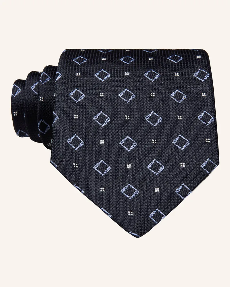 HUGO BOSS Krawatte blau Dunkelblau