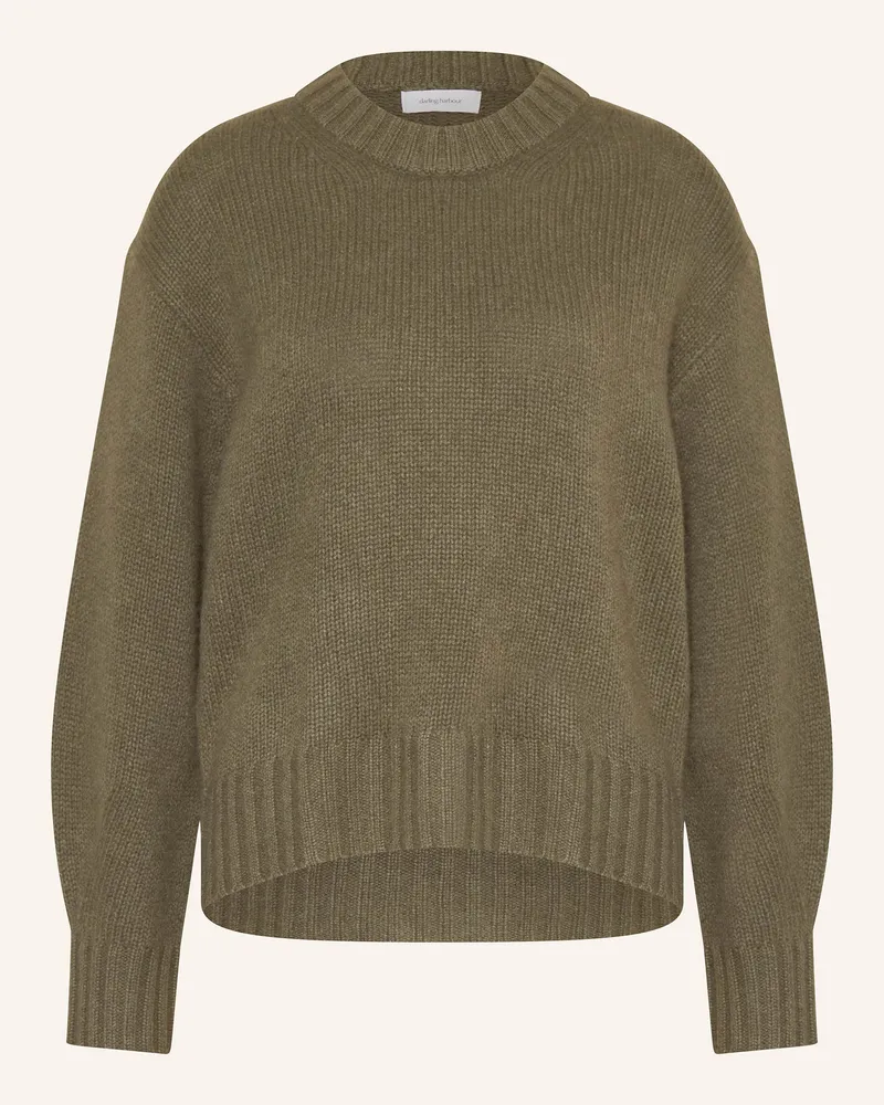 Darling Harbour Cashmere-Pullover gruen Moss