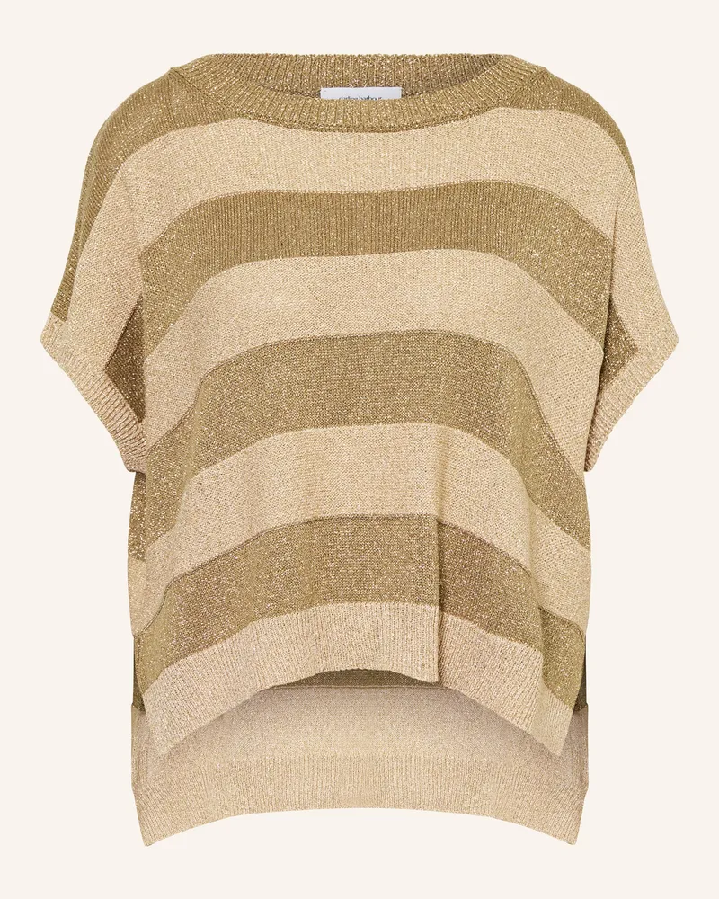 Darling Harbour Strickshirt Mit Glitzergarn beige Sand
