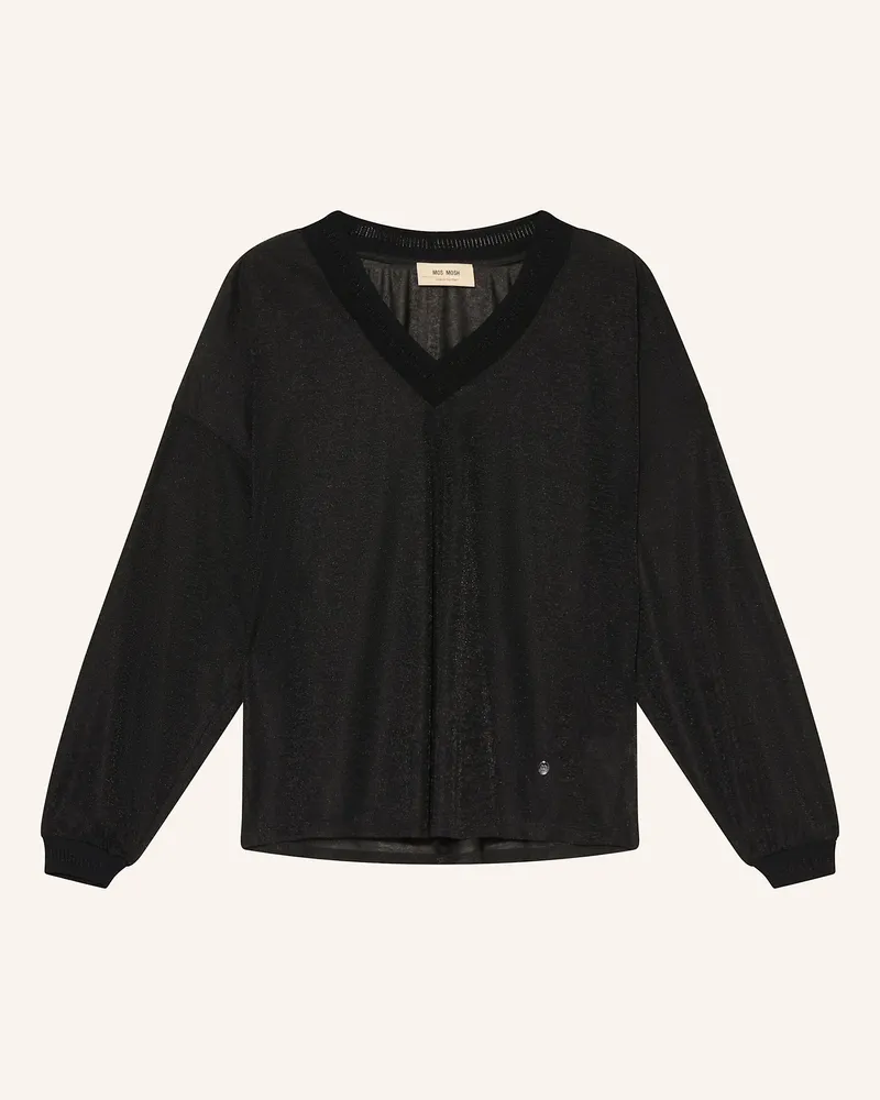 Mos Mosh Pullover MMKILANA mit Glitzergarn Schwarz