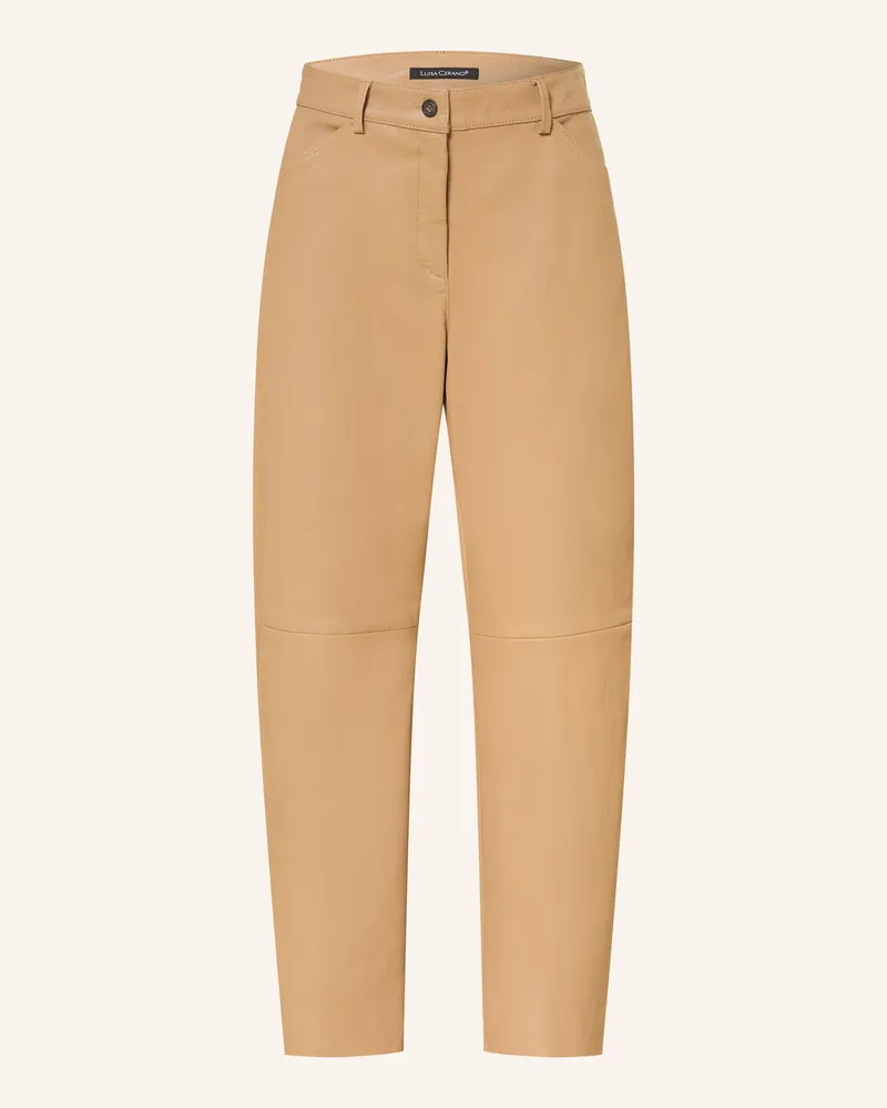 Luisa Cerano Lederhose Camel