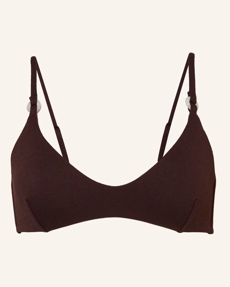 JETS Australia Bralette-Bikini-Top Alessia braun Dunkelbraun