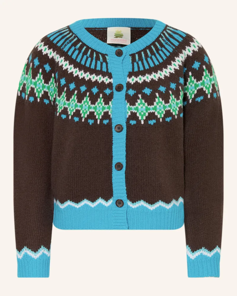 Princess goes Hollywood Strickjacke braun Dunkelbraun