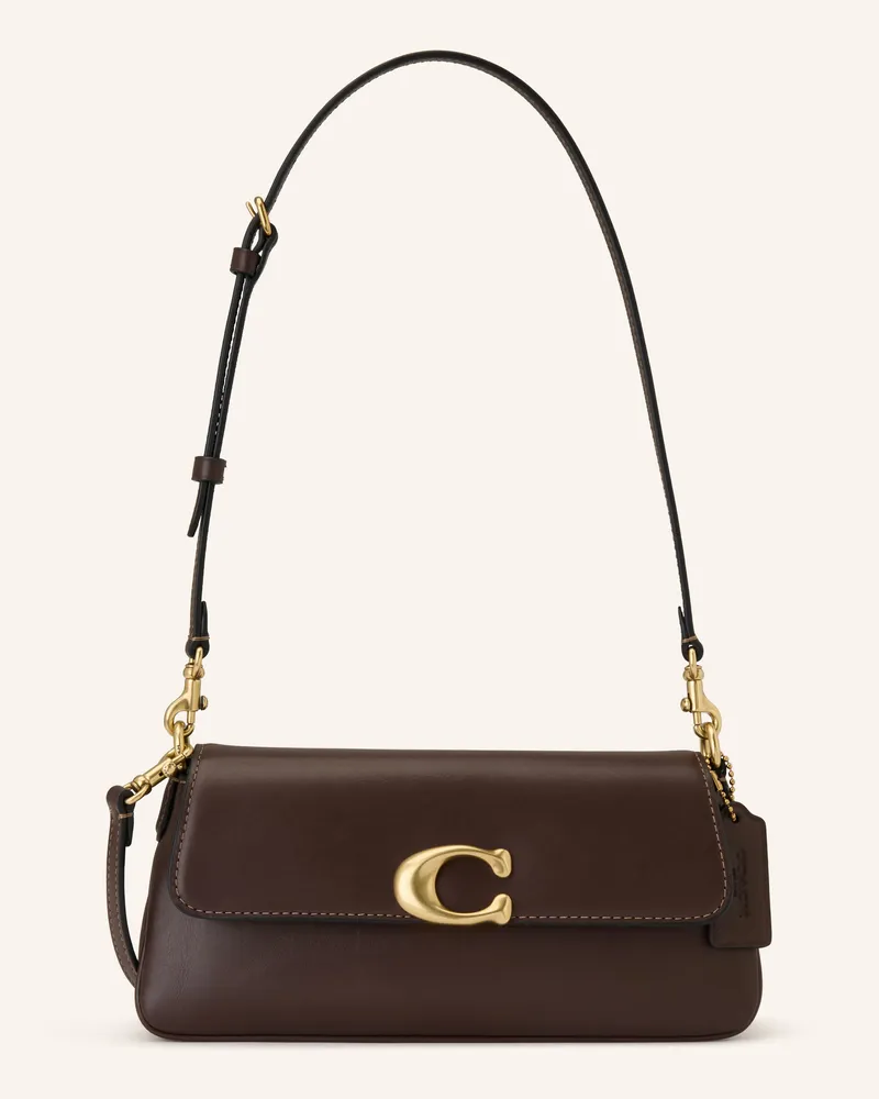 Coach Schultertasche Jet braun Dunkelbraun