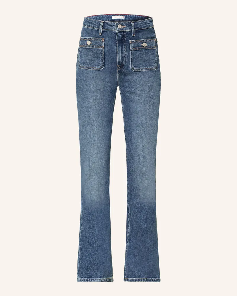 Tommy Hilfiger Bootcut Jeans blau 1a4