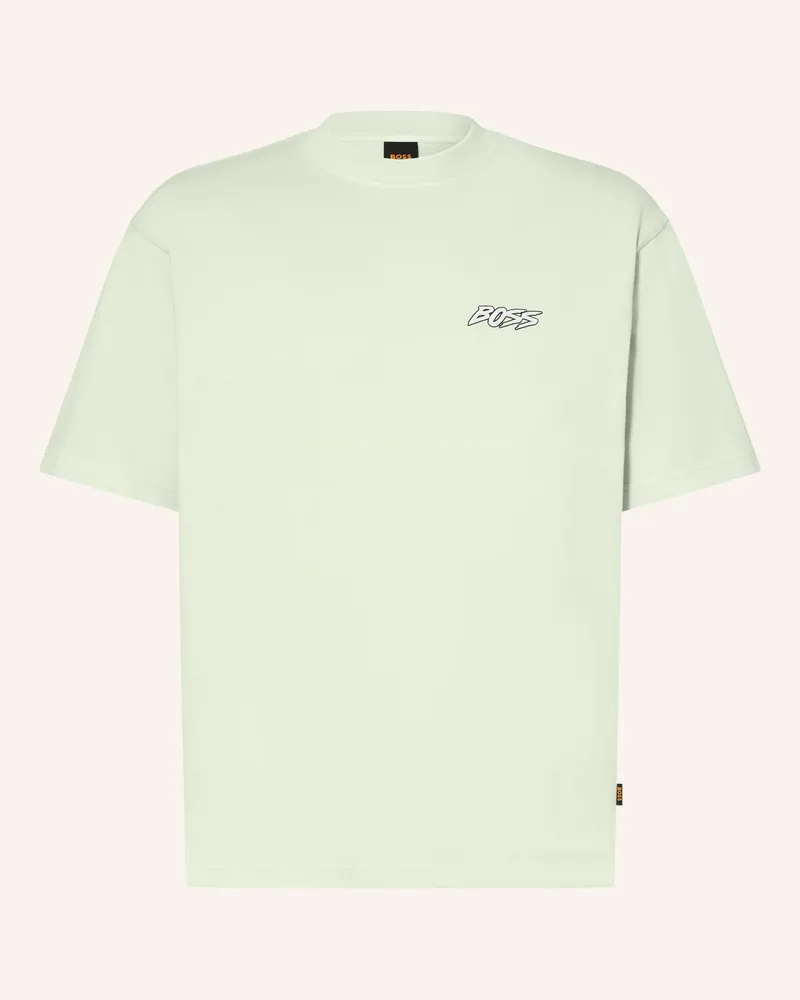 HUGO BOSS T-Shirt blau Hellgrün