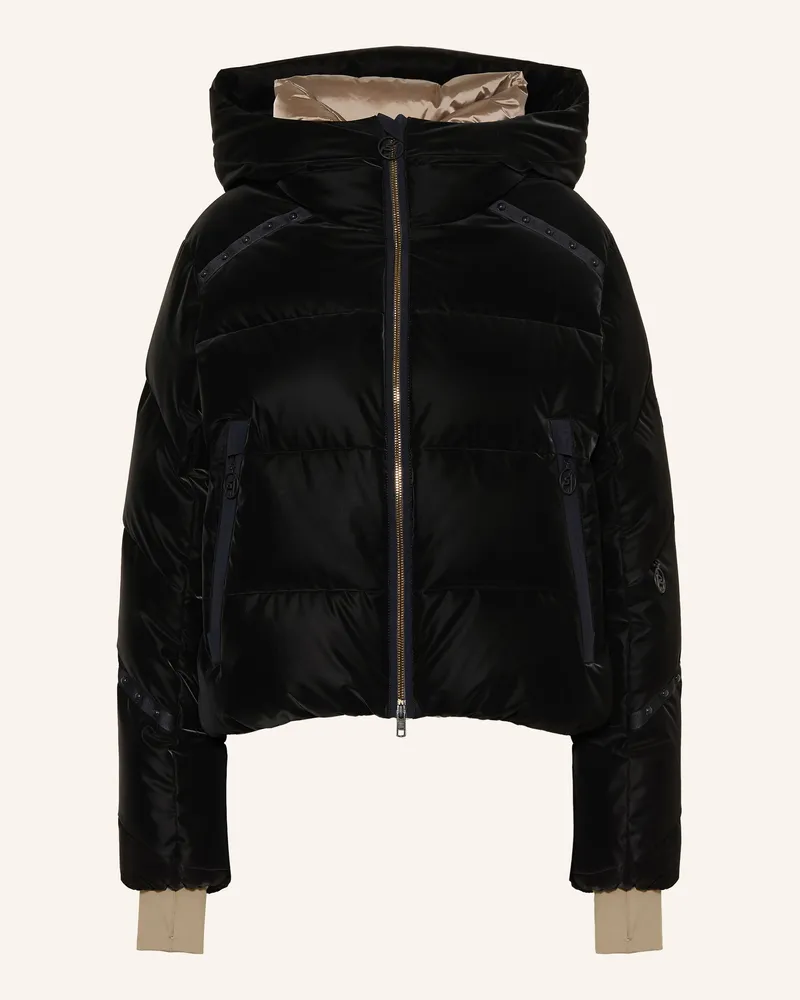 Picture Daunen-Skijacke Swalina Velvet Mit Schmucksteinen schwarz Schwarz