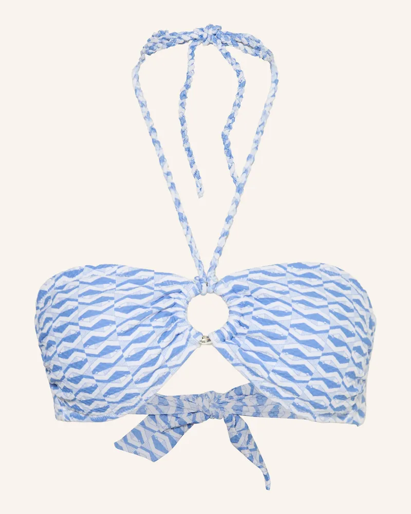 Heidi Klein Bandeau-Bikini-Top Tinos blau Hellblau