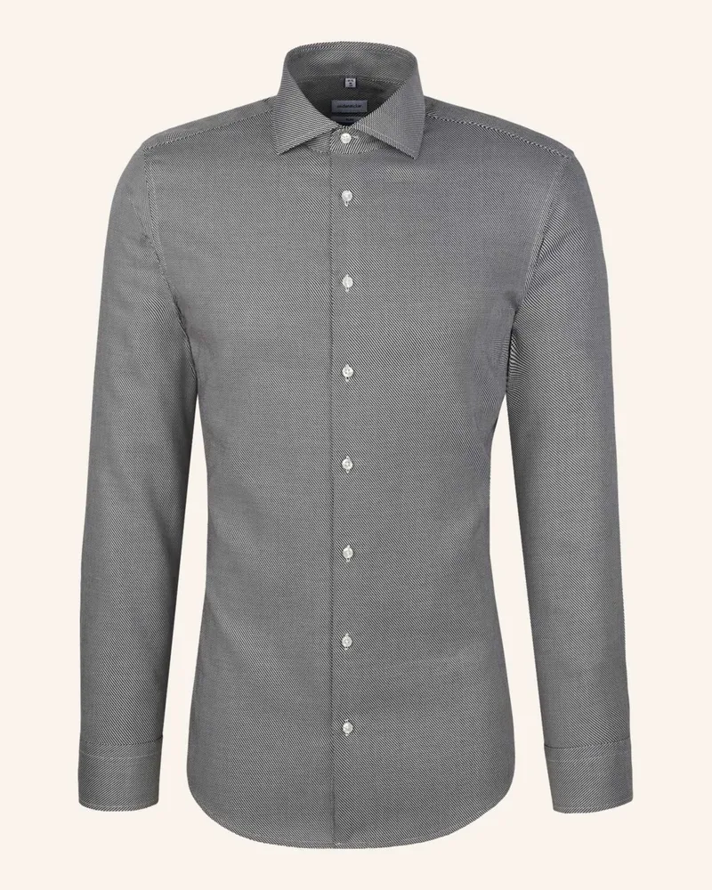 Seidensticker Business Hemd Shaped Fit Braun