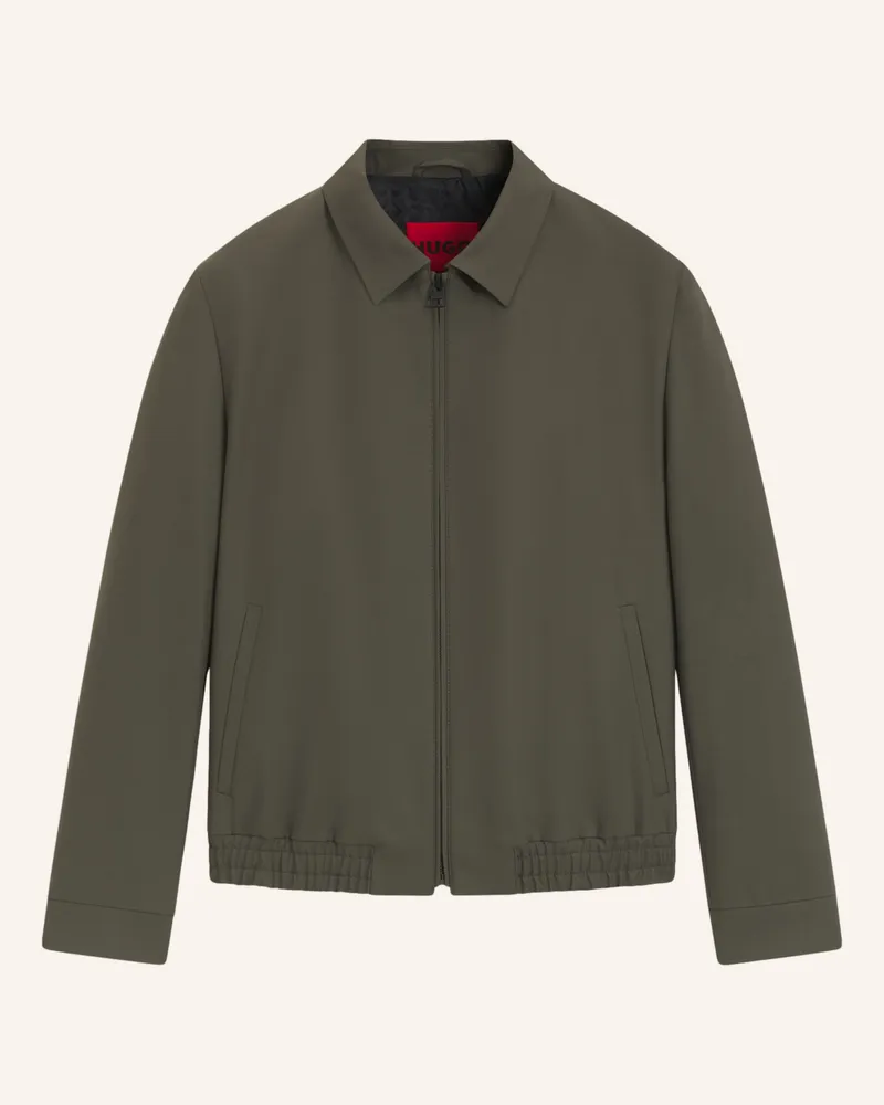 HUGO BOSS Blazer HELLYS241F1X Slim Fit Grün