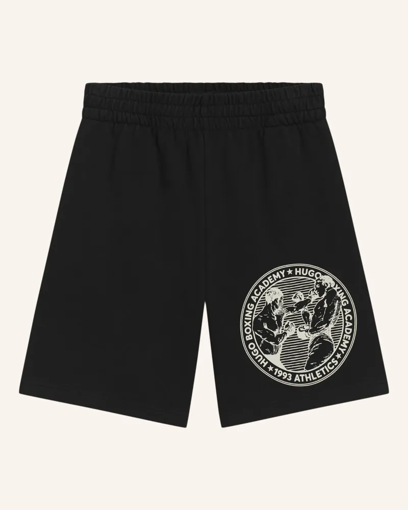 HUGO BOSS Casual Hose DUBOX Relaxed Fit Schwarz