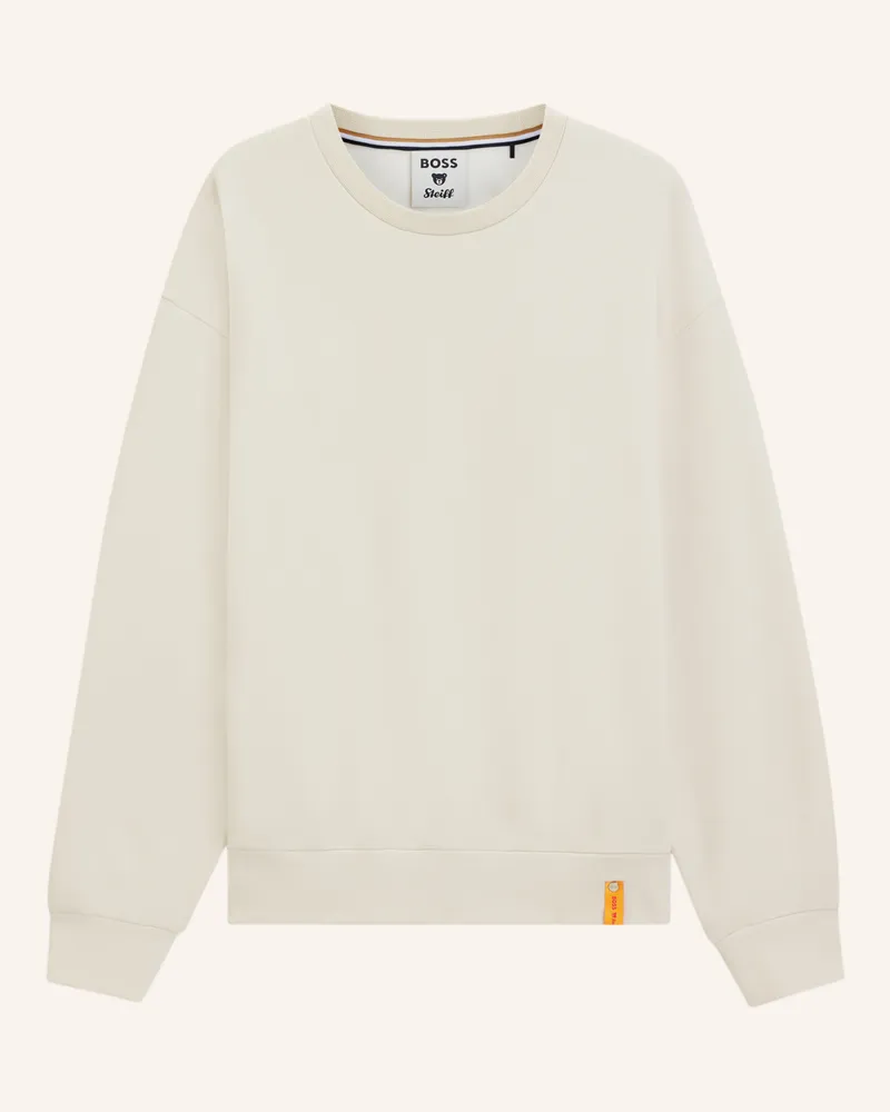 HUGO BOSS Sweatshirt C-SOLERI  Regular Fit  BOSS X STEIFF Weiss