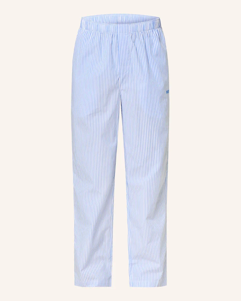 HUGO BOSS Schlafhose STRIPE Weiss