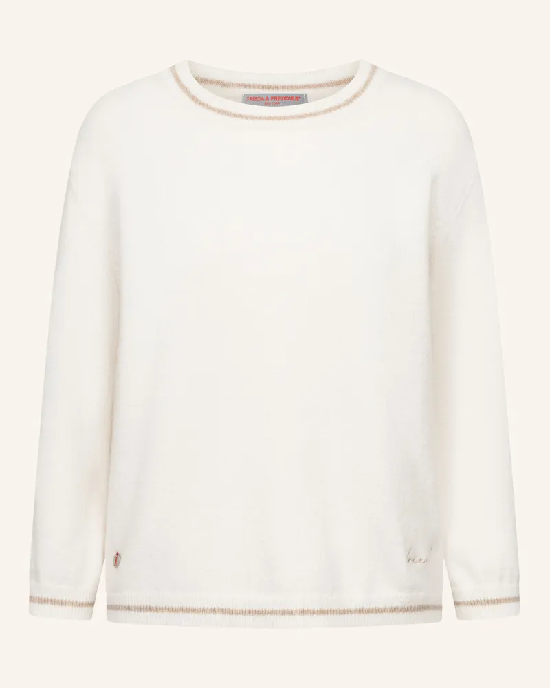 Frieda & Freddies Pullover mit 3/4-Arm Creme