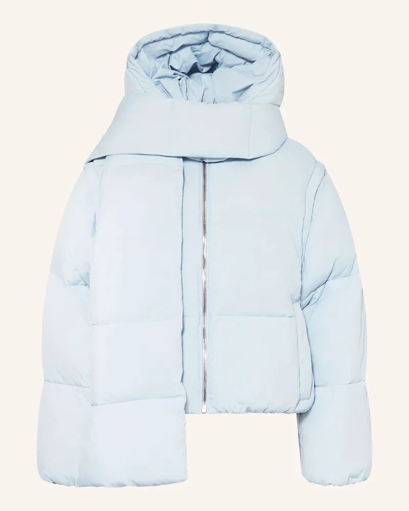 HUGO BOSS Steppjacke POLALA mit abnehmbaren Ärmel Hellblau