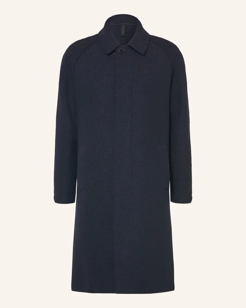 Harris Wharf London Wollmantel blau Dunkelblau