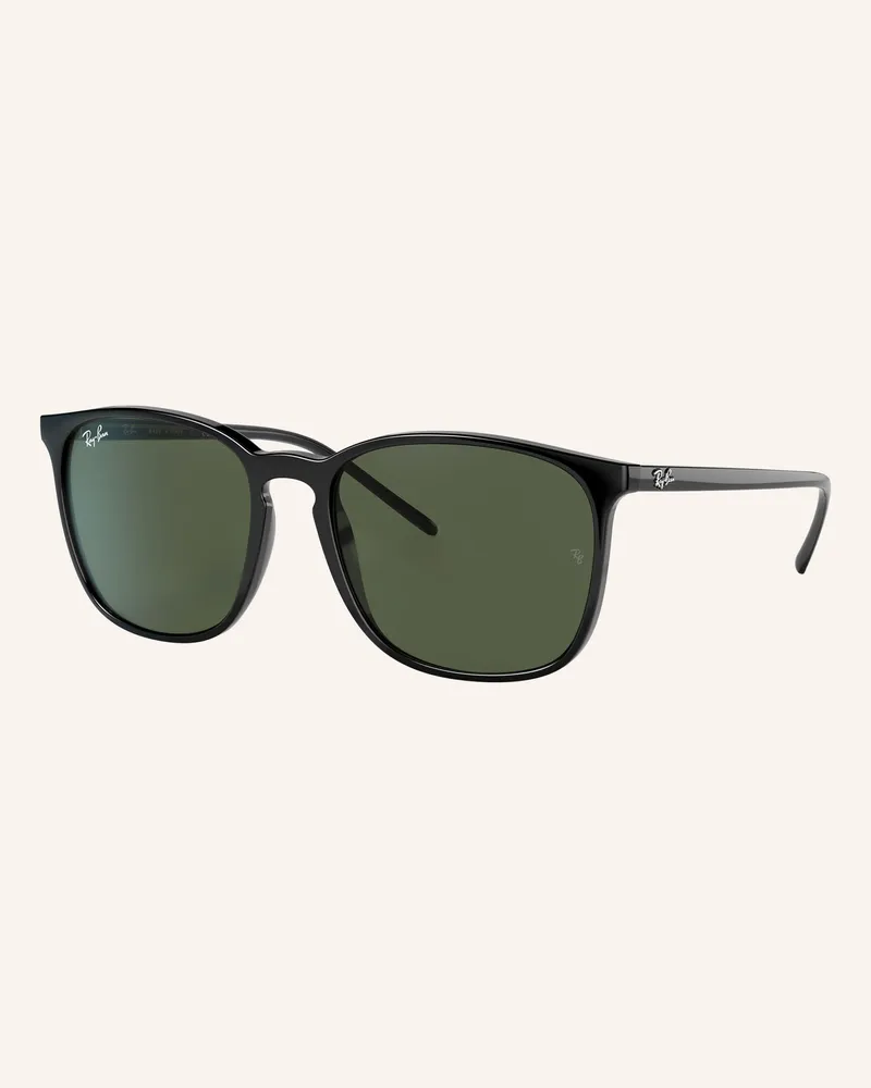 Ray Ban Sonnenbrille rb4387 Highstreet schwarz Black