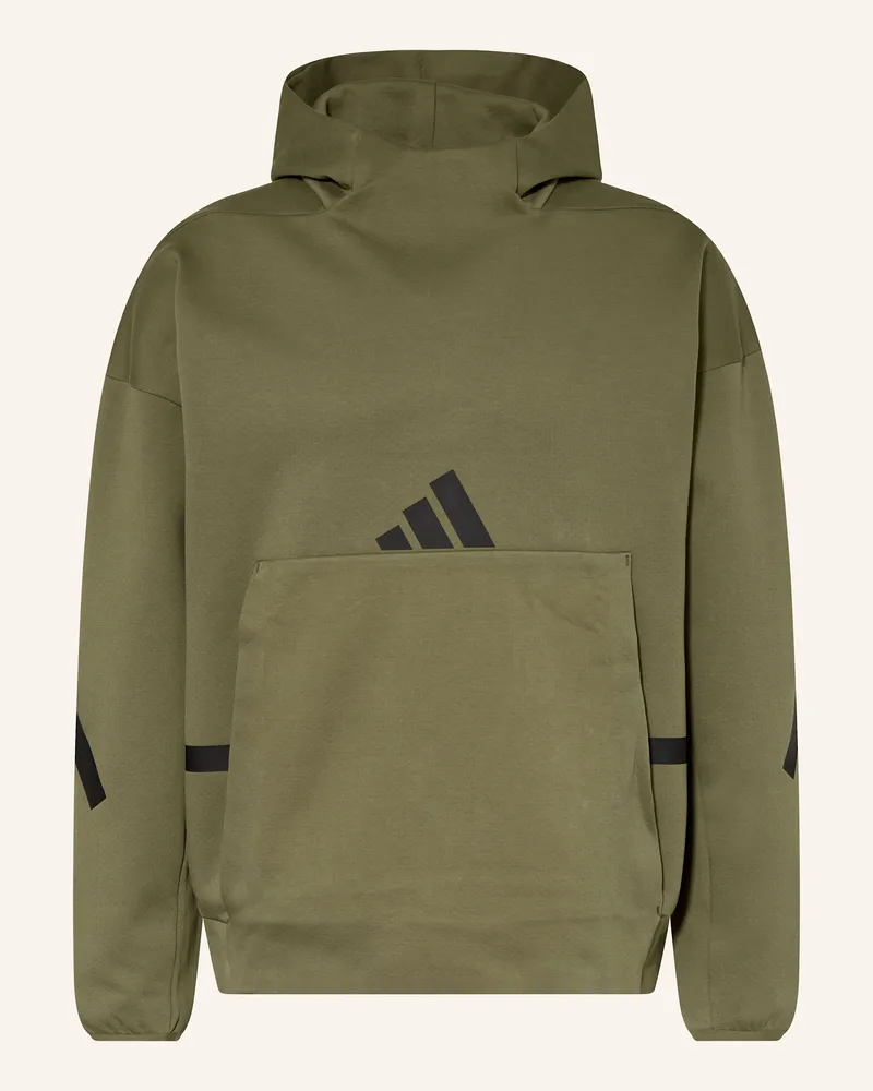 adidas Hoodie gruen Oliv