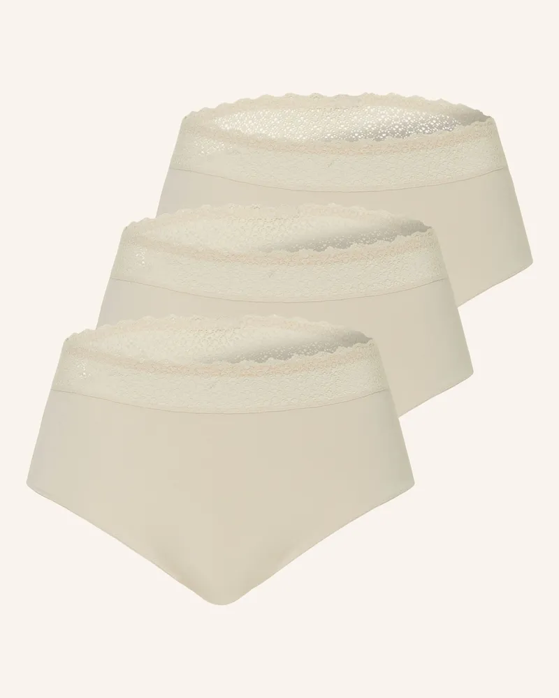 Triumph 3er-Pack Taillenslips Feel Of Modal beige Creme