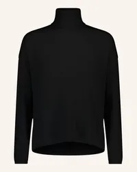 ALLUDE Rollkragenpullover aus Cashmere Schwarz