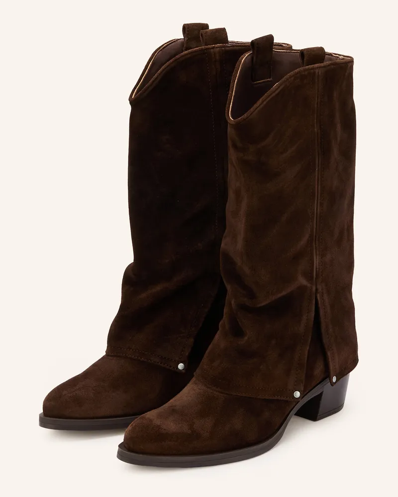 Unisa Cowboy Boots GURIA Dunkelbraun
