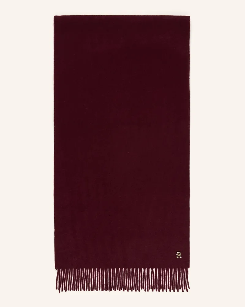 Tommy Hilfiger Cashmere-Schal rot Lila