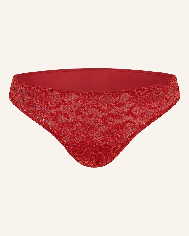 Hanro Slip Moments rot Rot