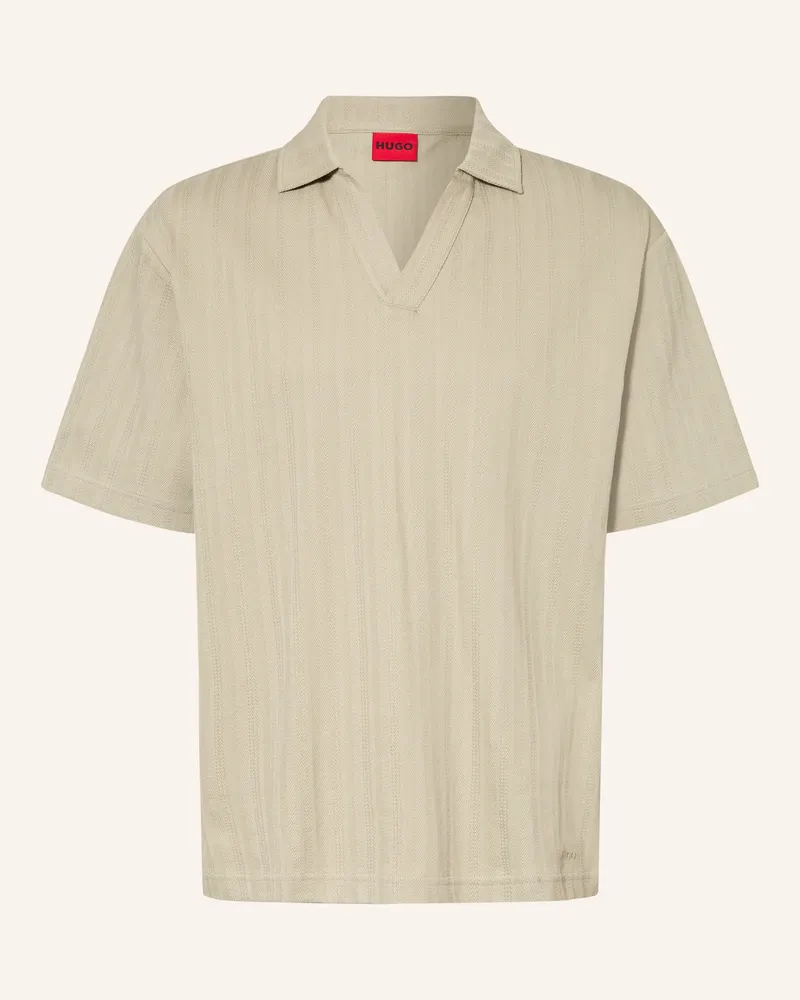 HUGO BOSS Jersey-Poloshirt DALIOBO Khaki