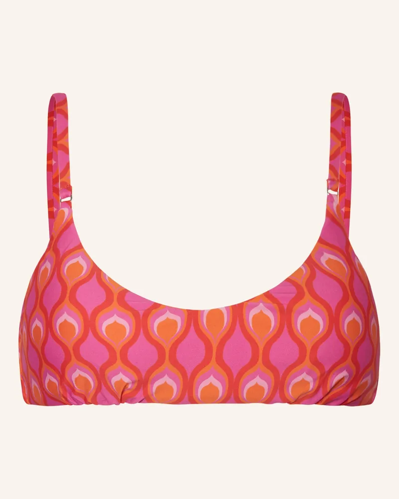 Seafolly Australia Bralette-Bikini-Top BIRDS OF PARADISE Pink