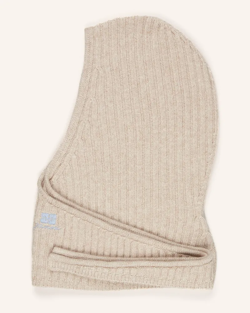 Ganni Balaclava beige Beige