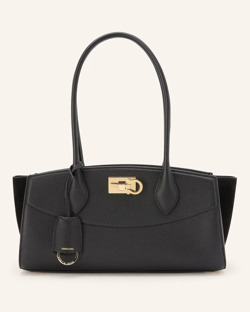 Ferragamo Handtasche The New Studio Soft schwarz Schwarz