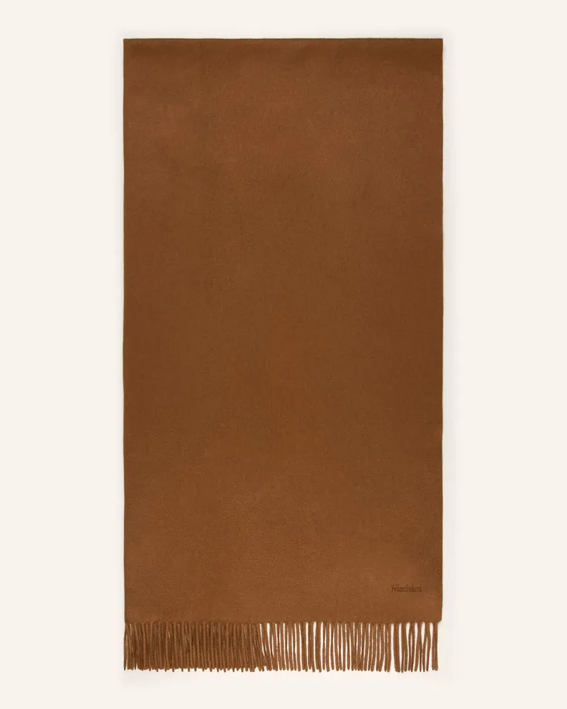 Max Mara Cashmere-Schal Baci braun Cognac