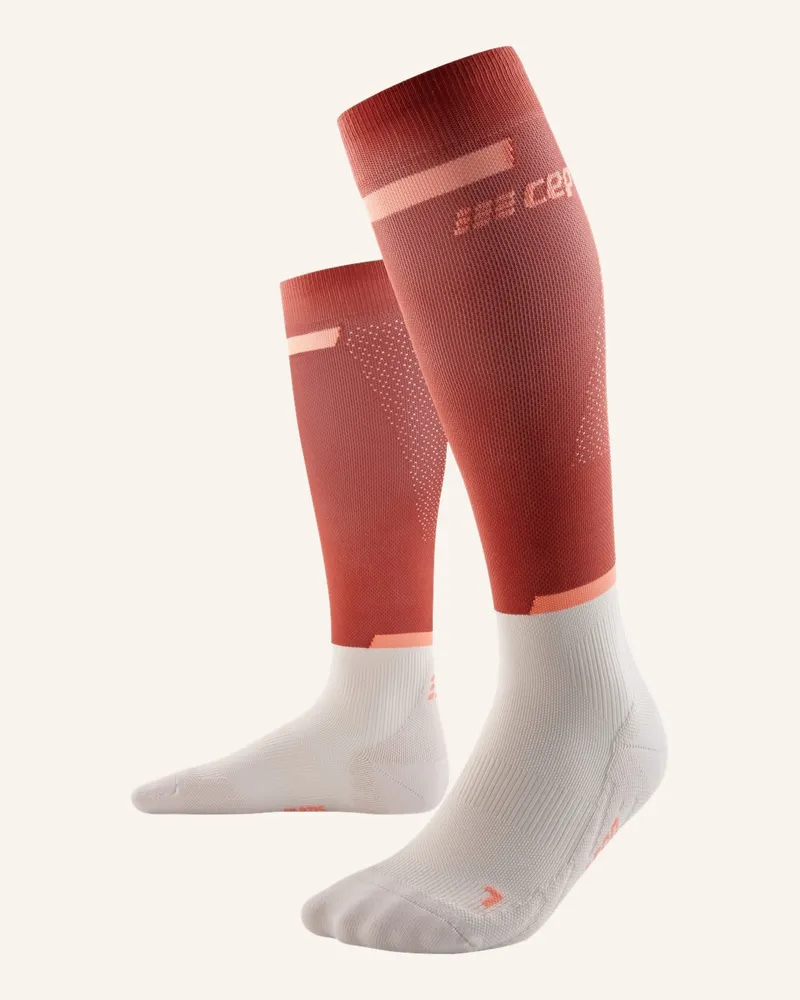 CEP Laufsocken THE RUN COMPRESSION 4.0 - TALL Rot