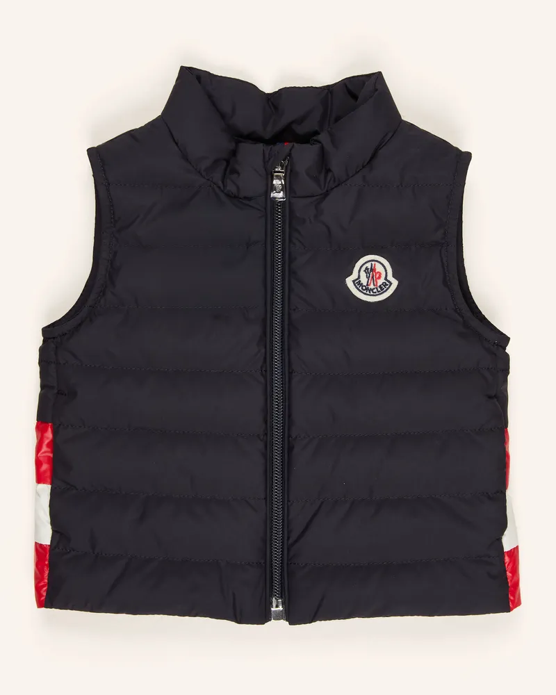 Moncler Daunenweste Cliff rot Dunkelblau