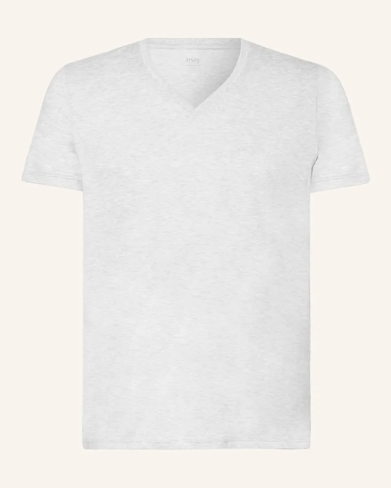 Mey Schlafshirt Serie Dry Cotton grau Hellgrau