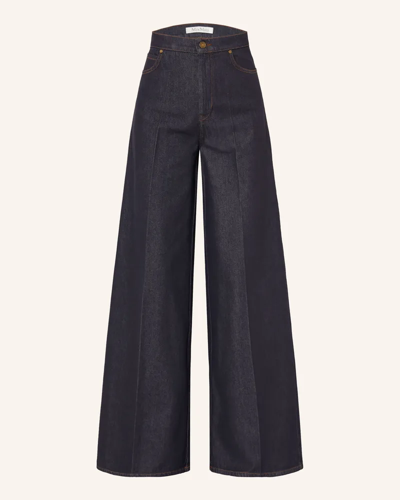 Max Mara Wide Leg Jeans Quatto blau 001