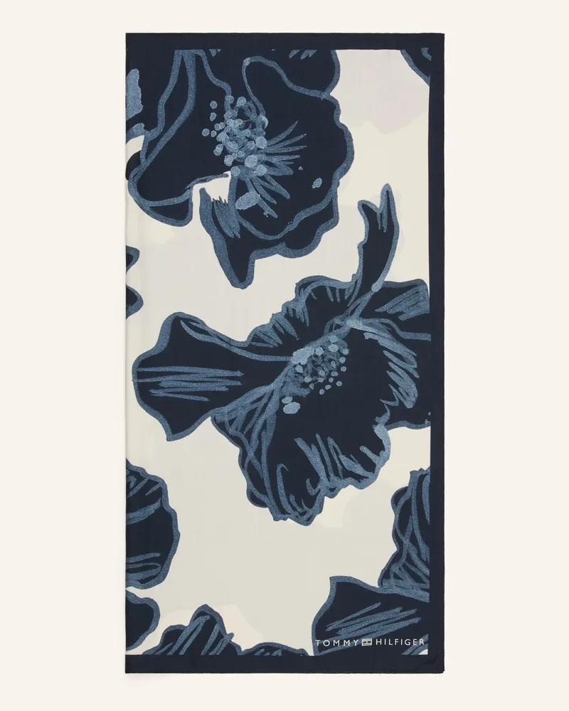 Tommy Hilfiger Seidentuch blau Dunkelblau