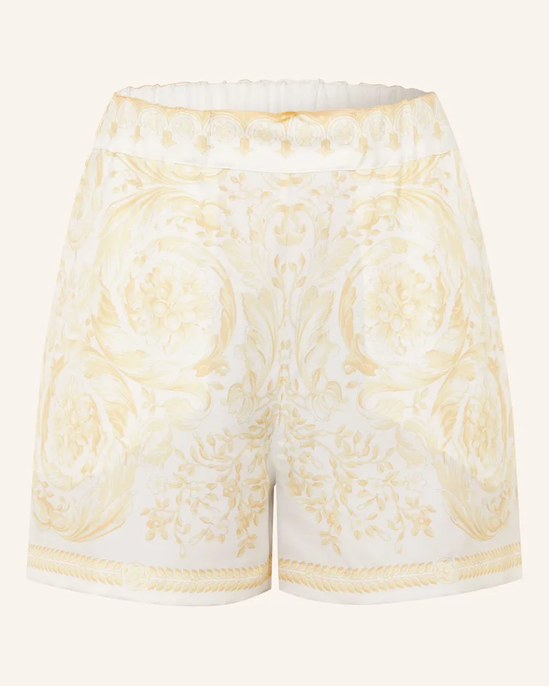 Versace Shorts Barocco 92 gold Weiss
