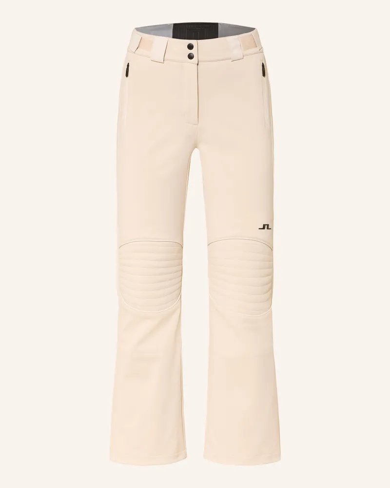 J.Lindeberg Softshell-Skihose beige Ecru